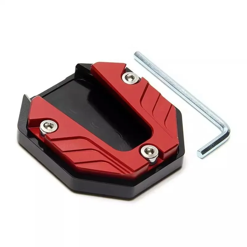 Extender Foot Side Stand Scooter Motorbike Accessories Extension Foot Pad Support Plate Aluminum Alloy Motorcycle Bike Kickstand