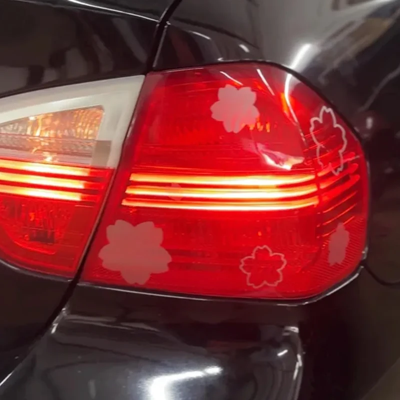 

Japan Cherry Blossoms for Car Sticker Decoration Aillight Headlight Sticker Exterior Accessories Waterproof Vinyl Decal