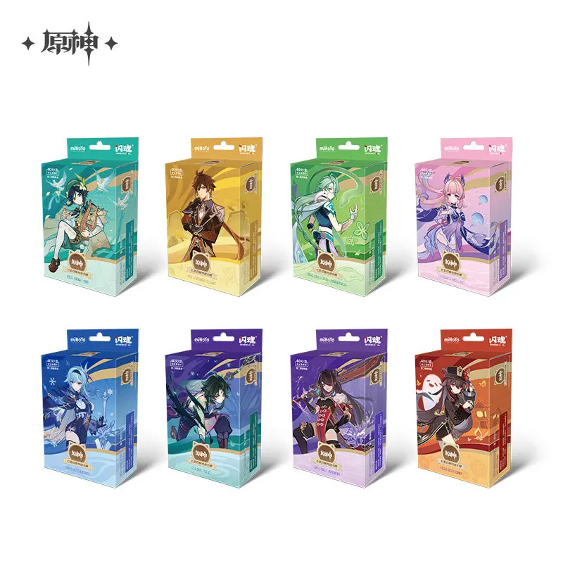 

Genshin Impact: Коллекционная карточная игра Genius Invokation, Том 1 2 готовых набора для сборки | Готовый к игре стартовый набор карт, игровой комплект для сражений