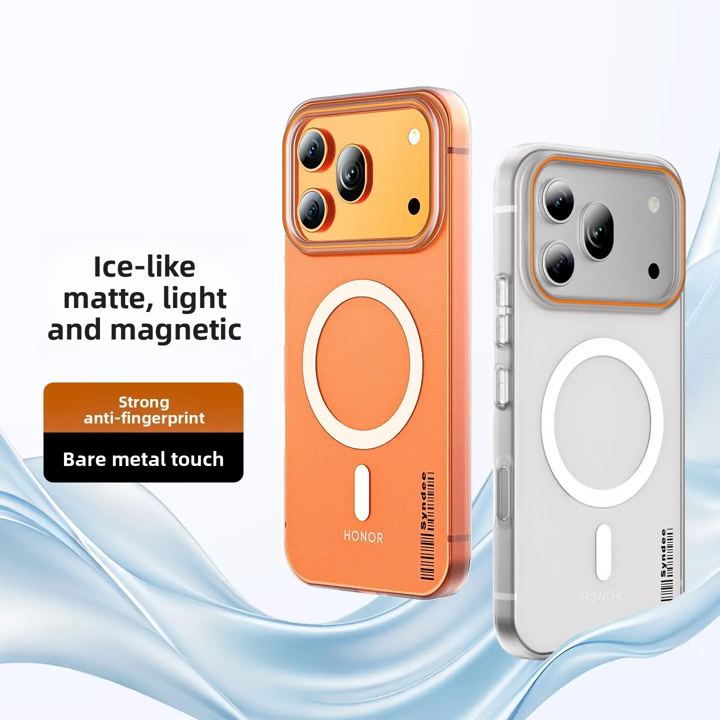 For Honor 600 Pro Case Magnetic Ultra-thin frosted semi-transparent skin-friendly PC Cover For Magsafe Wireless Charging Funda
