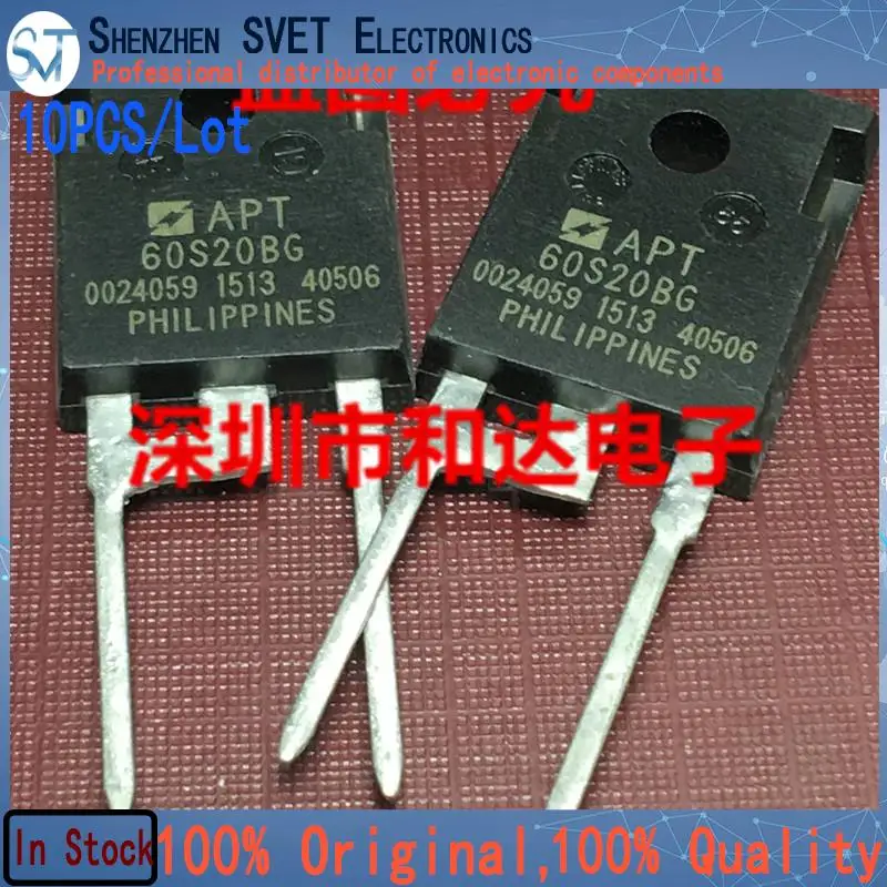 10PCS/Lot APT60S20BG  TO-247 200V 75A    100% Imported Original New And In Stock Fast Ship