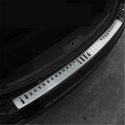 for VW Volkswagen sharan 2012-2019 Stainless Steel External Rear Bumper Protector Sill Trunk Rear door sill