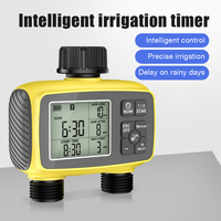 2-ZONE Digital Water Timer Automatic Irrigation Controller Garden Flower Plants Watering Device Programmable Timed Sprinkler