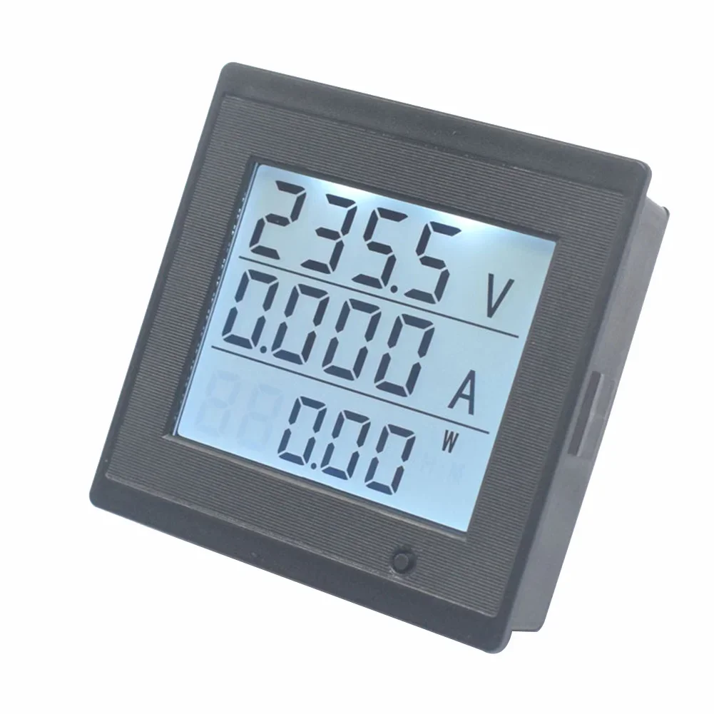 220V 20A AC Electric Energy Meter Digital Display Volatge Current Meter Power Detector LCD Voltmeter Wattmeter Tester 80-300V