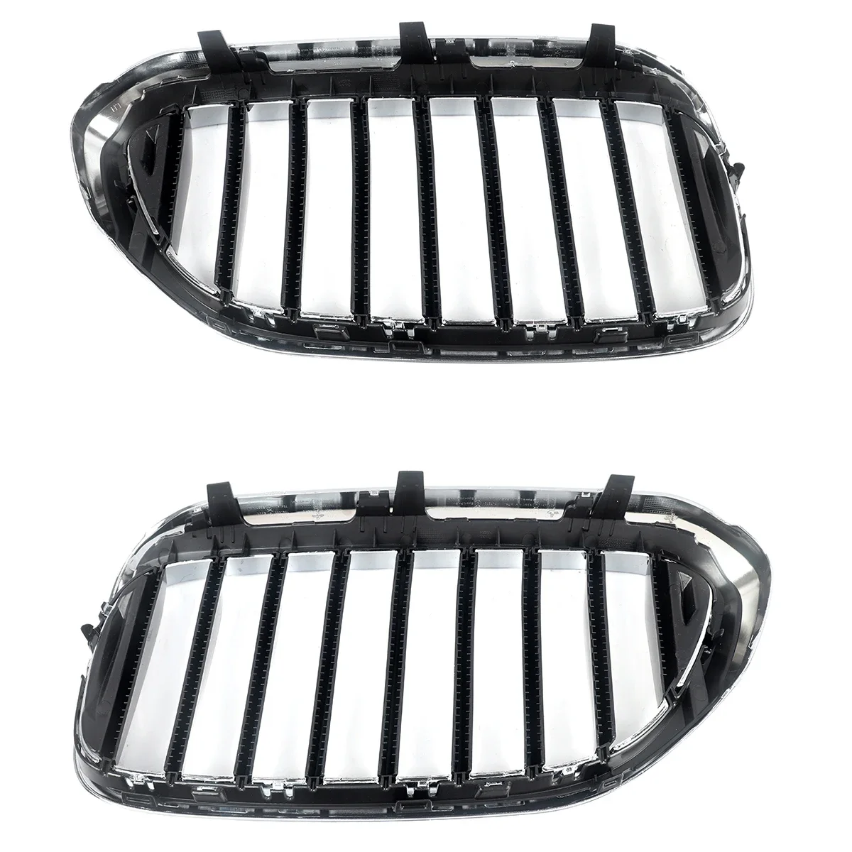 شبكة شبكية مركزية من Magickit مناسبة لسيارات BMW 5 Series G30 M5 520i 530i 540i 2017-2020 المصد الأمامي شبكة الكلى