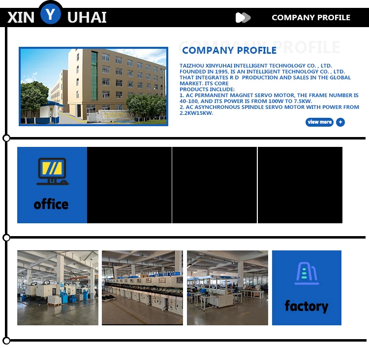 204ZJY 380V 50Nm 6000RPM 7.5KW Flange or Horizontal Mounted AC Asynchronous Spindle Servo Motor for CNC Controller