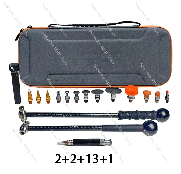 

High quality Deluxe configuration PDR Dent Repair Hail Pit Repair Percussion Hammer Set