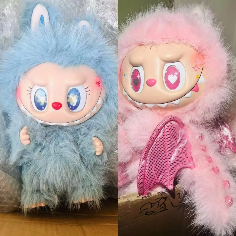 

2025 New Arrival Monster Labubu Series 38cm Zimomo Big Angel Replica Creative Model Vinyl Figure Decoration Cute Birthday Gifts