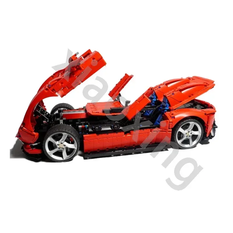 42143 Klassieke sportwagen is compatibel met MOC- 128423   Nieuw SportsCar BuildingBlock-model 1: 84033 onderdelenKinderverjaardagSpeelgoedcadeau