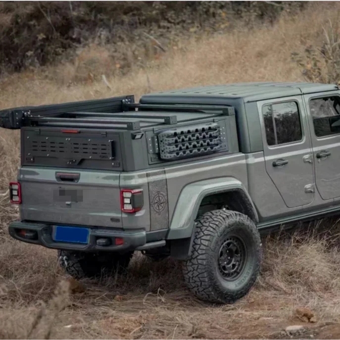 

Высокий чехол для Jeep Gladiator JT PICK UP 2020, чехол для кузова грузовика, стальные Твердые верхние Внешние детали, аксессуары