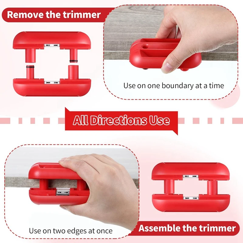 ABSJ-Edge Banding Trimmer, Hand Planer Edge Quad Trimmer, Laminate Veneer Edge Trimmer, PVC Plywood Melamine