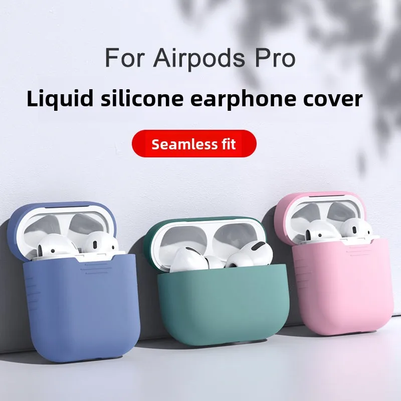 

【6Hundred HTK】Bluetooth Earphone Cover ShellAirPods ProProtective Sleeve3Apple2Silica Gel Ultra-Thin Dustproof Frosted Drop-Resi