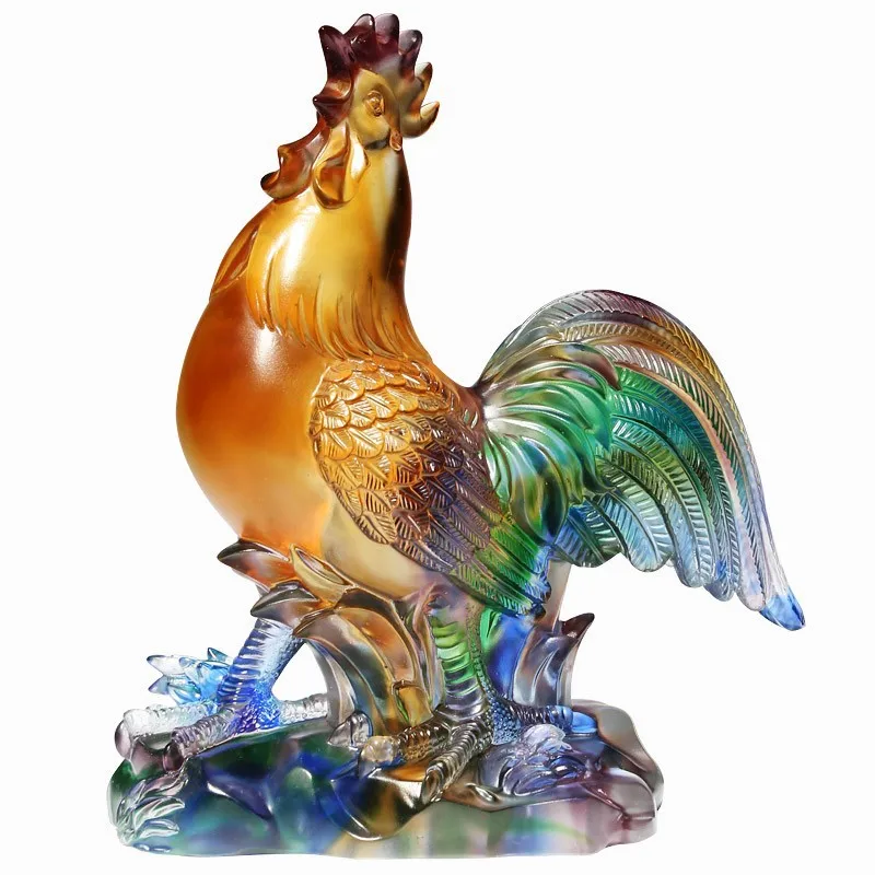 Big Rooster Color Crafts Opening Gift Ornament, Creative Store Company Office Decoration