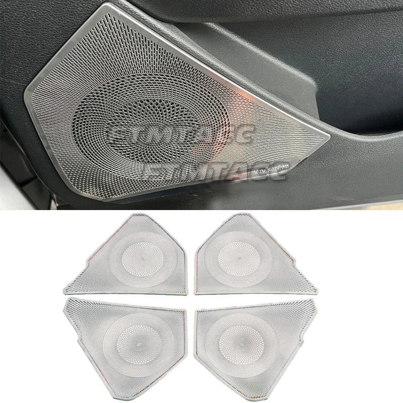 Car Door Speaker Column Horn Audio Sound Frame Panel Decoration Cover Trim For Kia Sportage NQ5 2022 - 2024 Accessories Interior