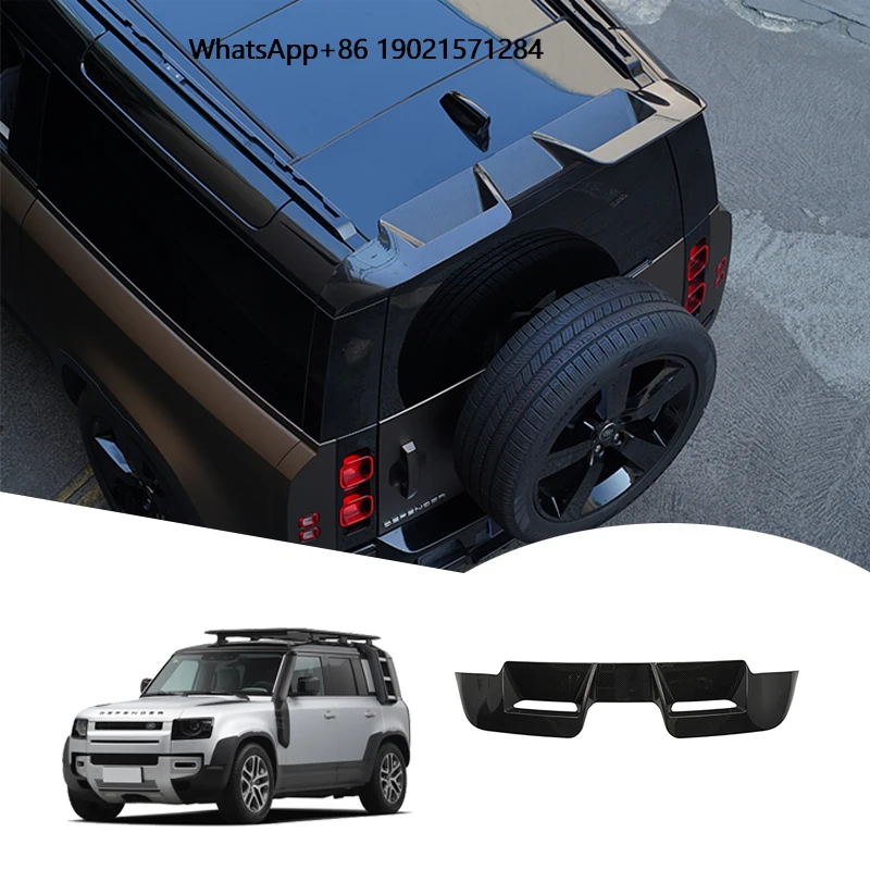 

Land Rover Factory Carbon Fiber Viscous Tail Spoiler Rear Luggage Wing Racing Spoiler Rear Roof Defender Spoiler