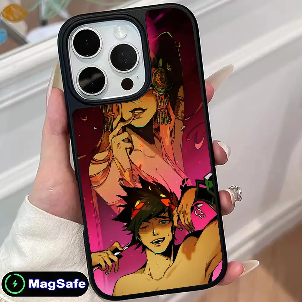 

Fashion Game Hades Mobile Phone Case for iPhone 17 16 15 14 13 12 11 Air Pro Max Plus Magsafe Matte Surface Colorful Cover Cover