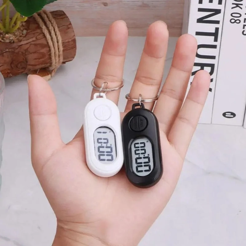 Digital Stopwatch Timer Keychain, Small LCD Clock, Lightweight Countdown Timer for Sports, Soccer Referees, Cooking & Study view 4