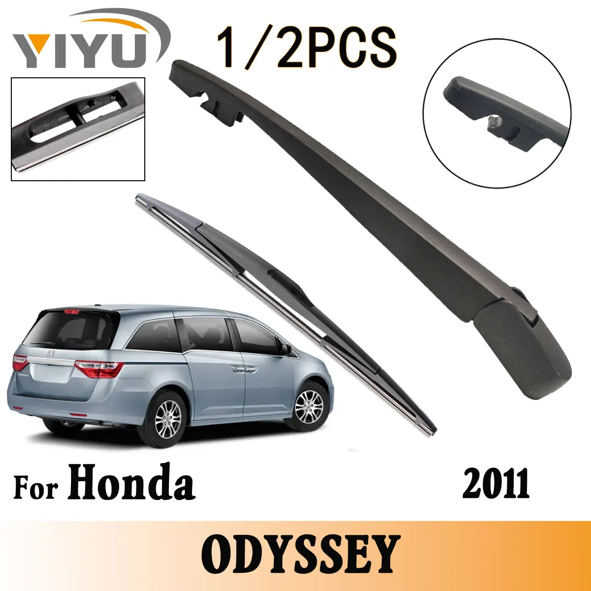 1/2PCS Heckscheibenwischerblatt Wischerarm Kit für Honda ODYSSEY 2011 Windschutzscheibe Windschutzscheibe Heckscheibe Zubehör