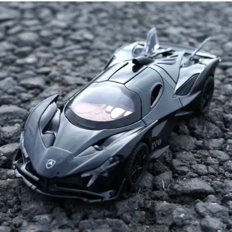 

1:32 Apollo Project EVO Supercar, имитационная модель, звуковой свет, детская игрушка, коллекционные предметы, подарок на день рождения, миниатюрная Voiture