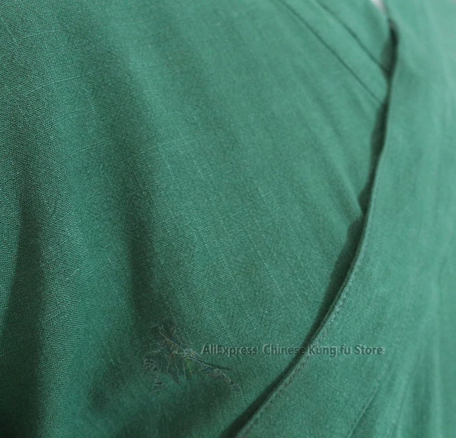 أكمام شاولين الراهب الكونغ فو رداء تاي تشي معطف الووشو فنون الدفاع عن النفس أعلى الجناح تشون الملابس تحتاج إلى قياساتك #3