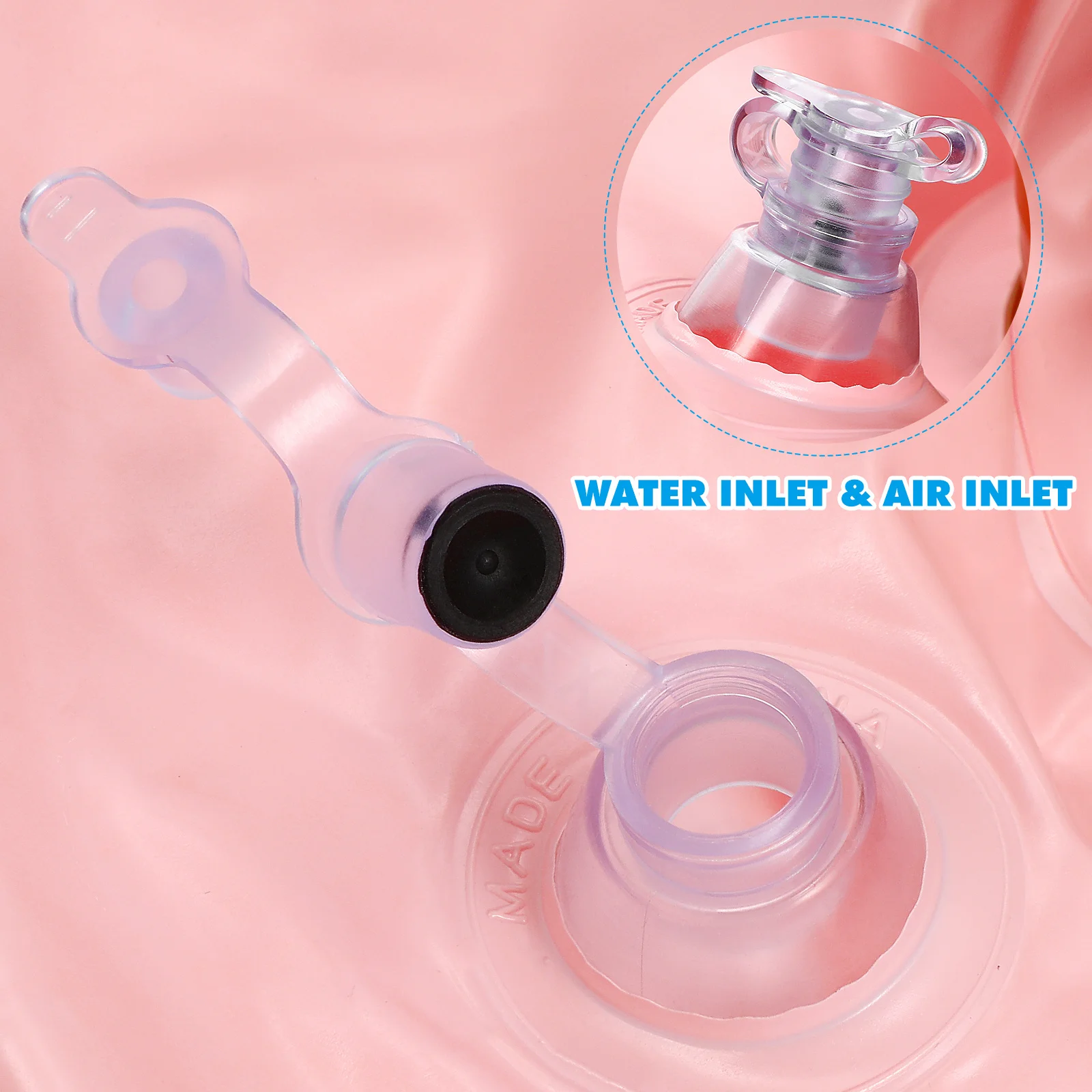 قطعتان من شجرة جوز الهند القابلة للنفخ، تصميم خفيف الوزن ومحمول قابل للنفخ لألعاب حفلات حمام السباحة والمتعة في الصيف في الهواء الطلق #3