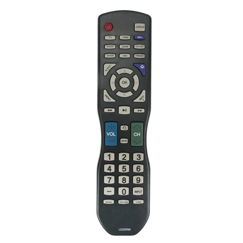 1 PCS LD230RM Remote Control Black ABS Replacement For APEX LED LCD TV LD230RM LD200RM LD220RM LD4088RM LE3245M LE3245