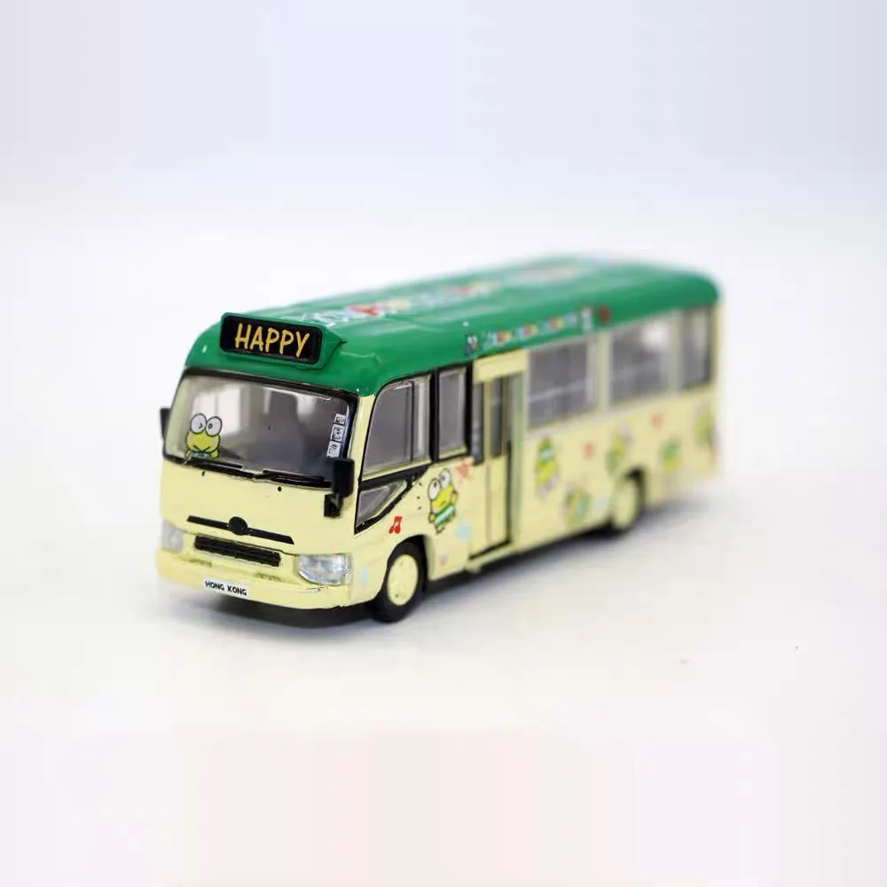 TINY 1:76 Green Minibus(19-seat)  Coaster Bus Diecast Model Car Collection Limited Edition Hobby Toys