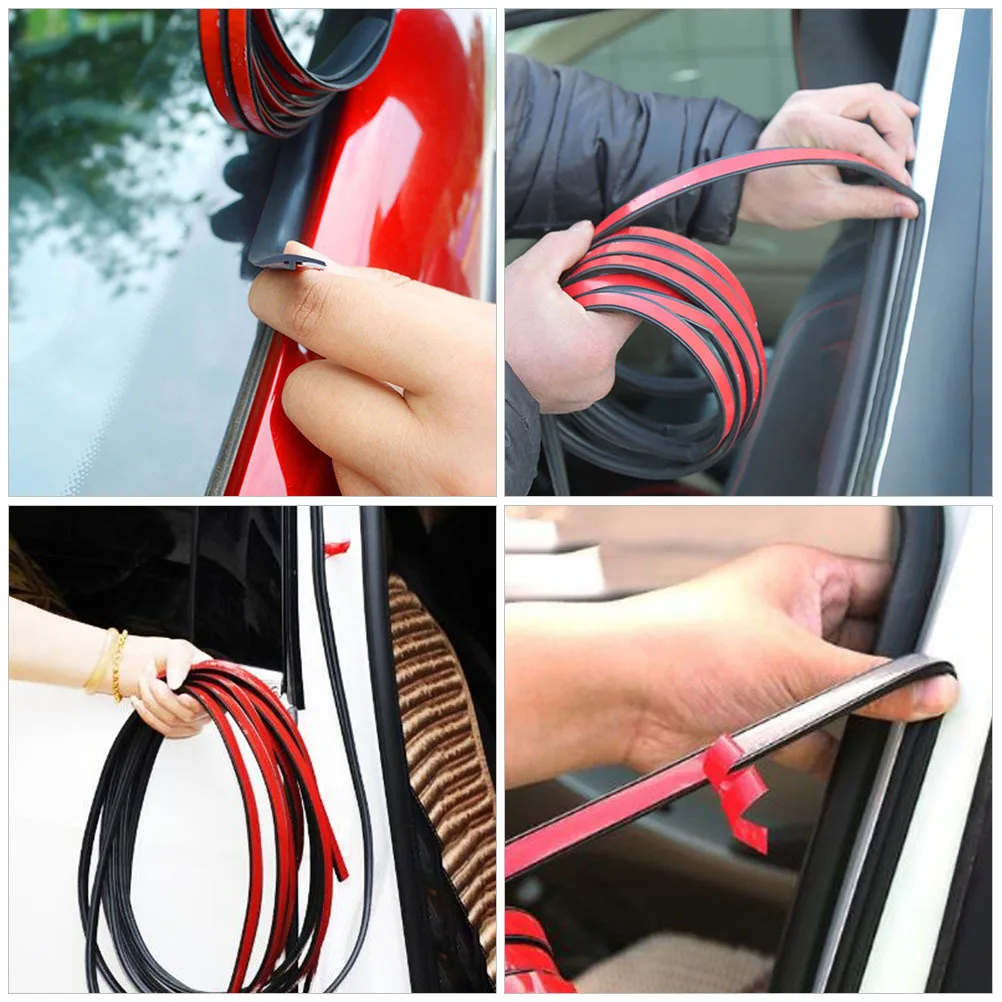 

Sealing Strip Self-Adhesive Weatherproof Elastic Door Seal For Window Gaps Durable Anti-Collision Window Door Sealant