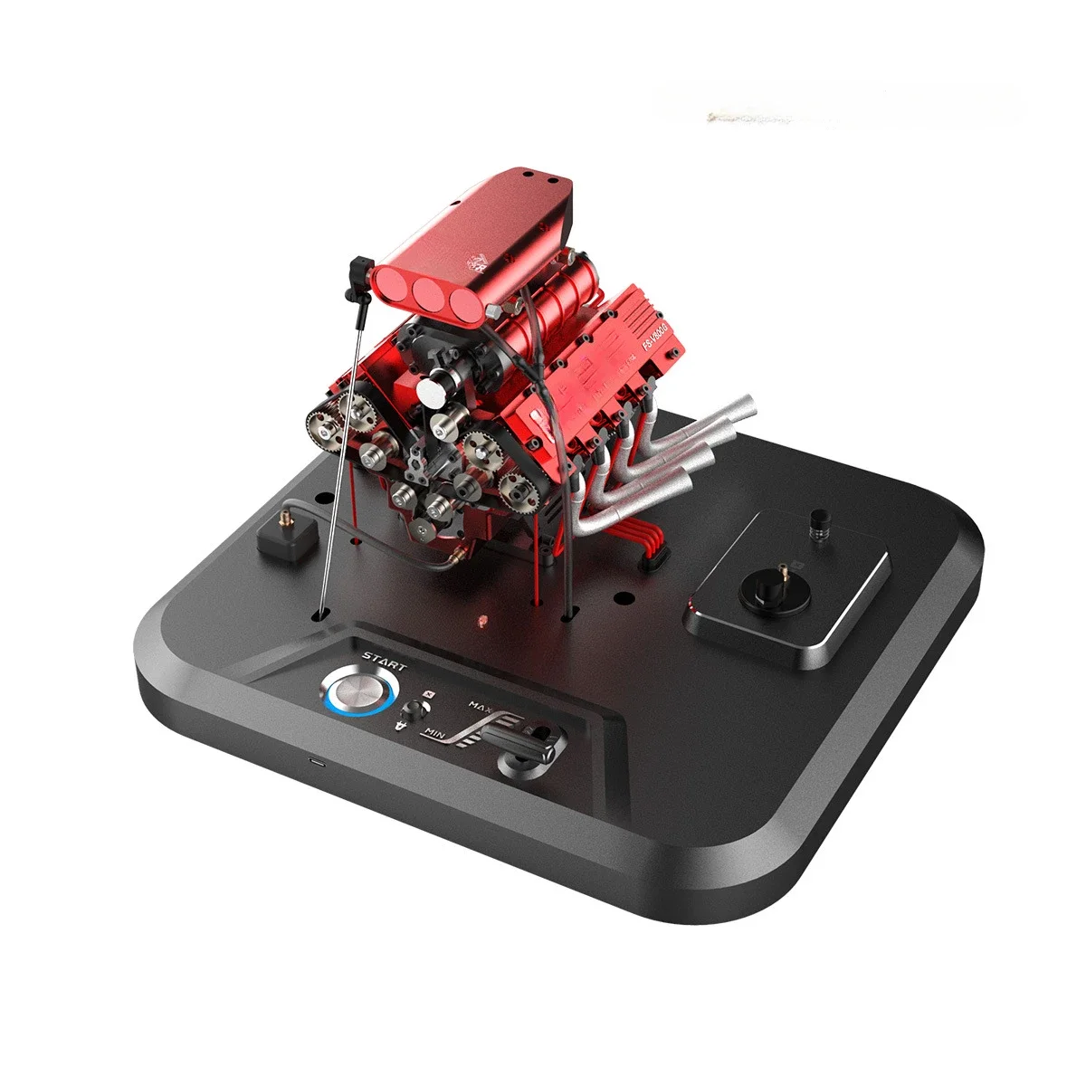 Miniature internal combustion engine V8 methanol internal combustion engine gift box version