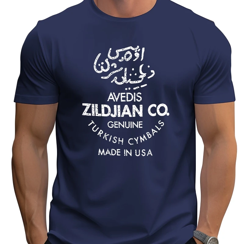 

Men t shirt Vtg 80s ZILDJIAN T-Shirt Music Kits Turkish Cymbals Drum