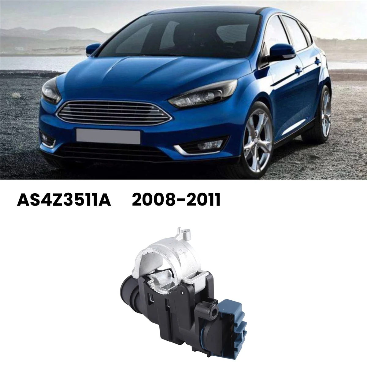 AS4Z3511A Steering Column Lock Steering Column Shift Mechanism Automotive for Ford FOCUS 2008-2011