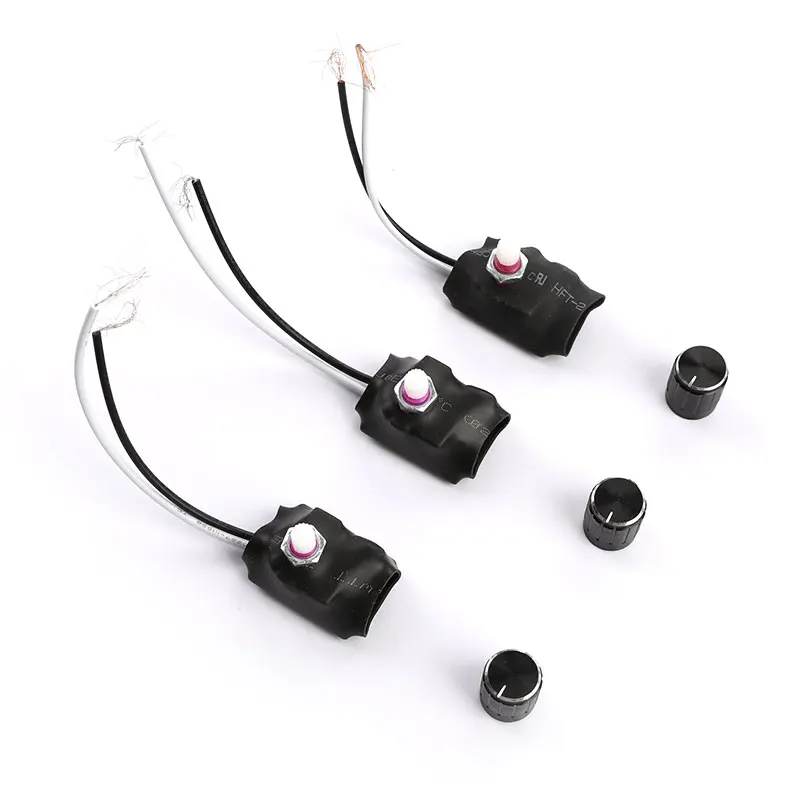 1PC Dimmer Switch Black Tone Table Lamp Full Range Dimmer Rotary Switch 2 Positions Lamp Dimmer With Knob 1A 3A