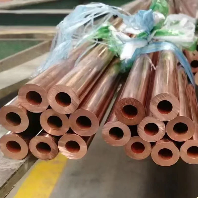 T2 Copper Pipe Tube Thick Wall Various Thickness Capillary Hollow Copper Tube for Factory Outlets
