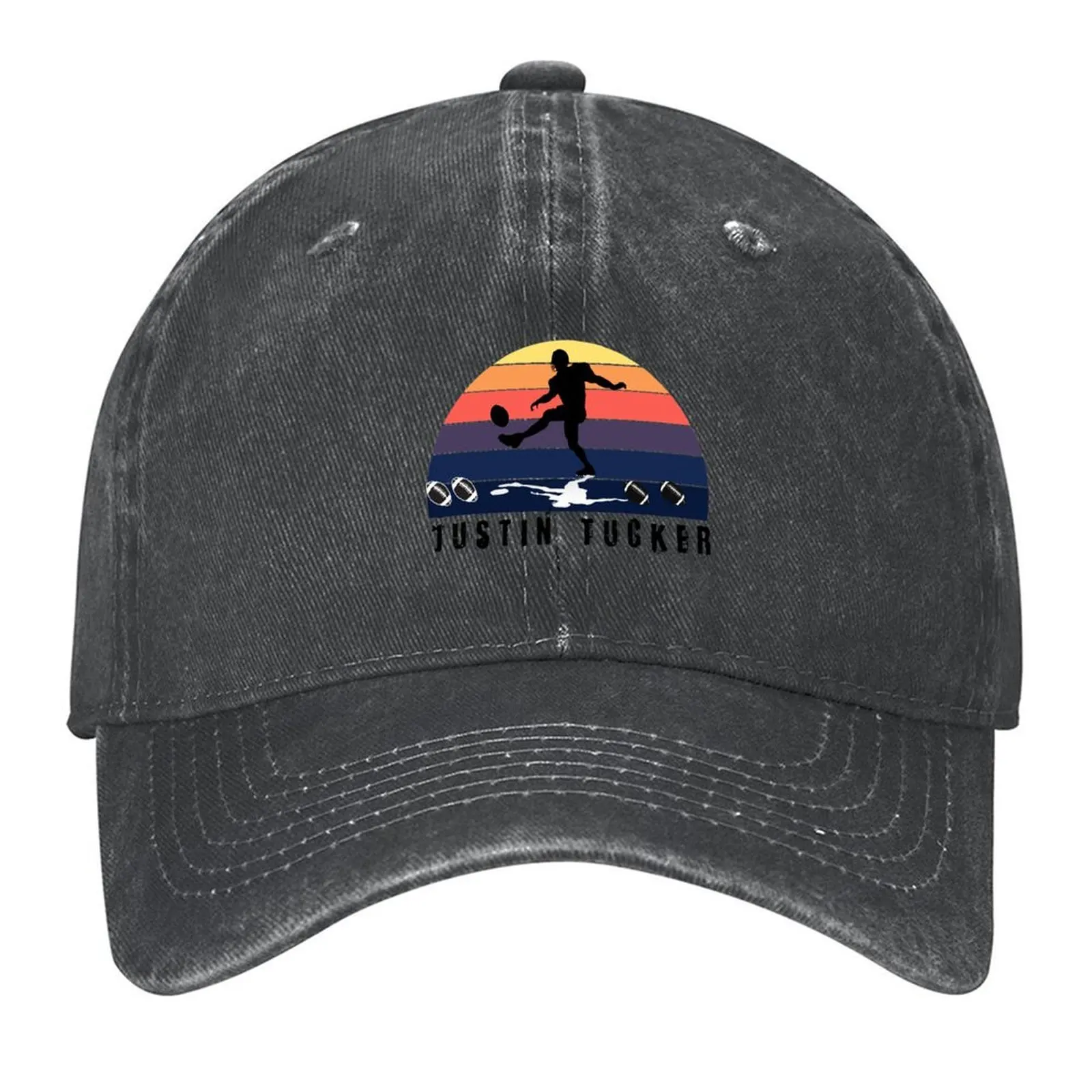 

Justin Tucker Vintage T-Shirt Baseball Cap New In Hat fashionable Rugby hiking hat For Girls Men's