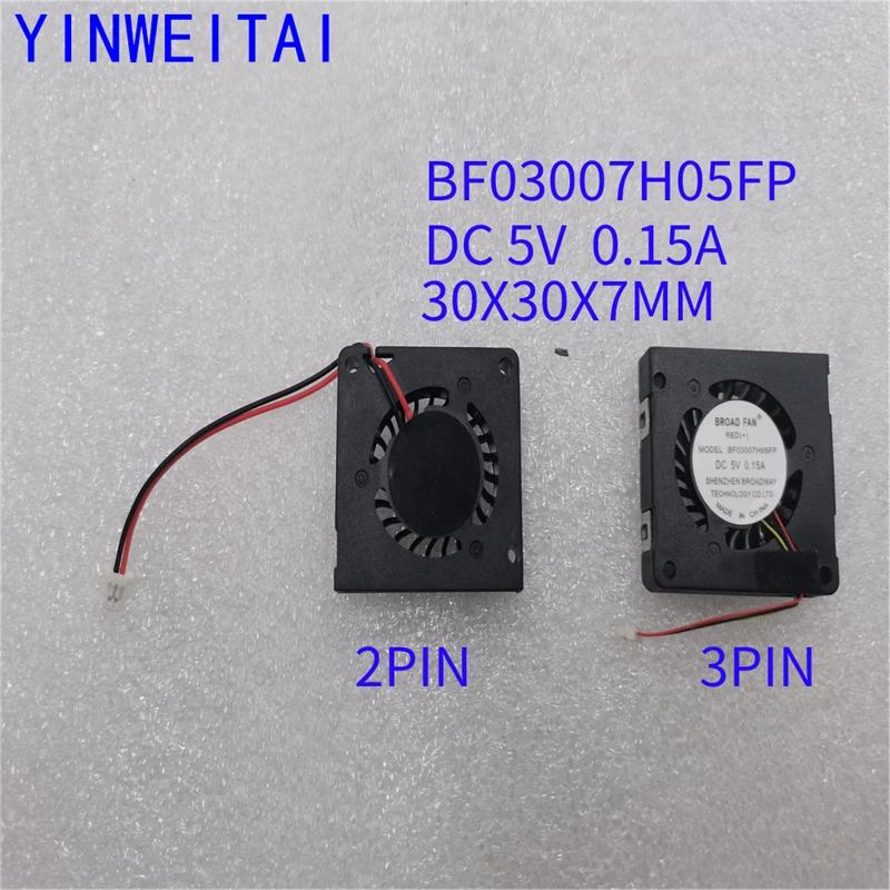 NEW ORIGINAL CPU cooling Fan for BF03007H05FP 5V 30X30X7MM 3CM Turbo-cooling fan