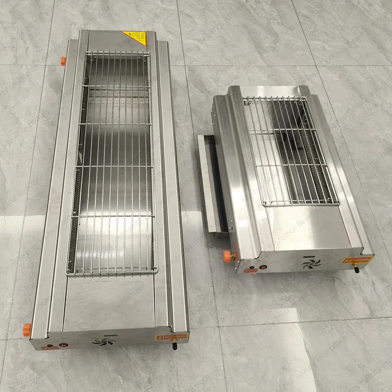 Barbecue Grill Commercial Stall Smokeless Outdoor Roadside Stall Grilling Peel Machine Gluten Stove