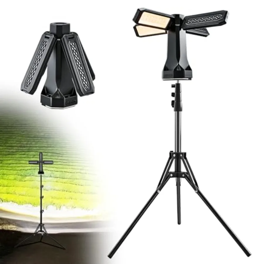 

Кемпинговый фонарь и фонарик 6500 лм, Power Bank 20000 мАч, 40 часов работы, магнитный штатив, 3 цвета, для палатки, улицы и экстренных ситуаций