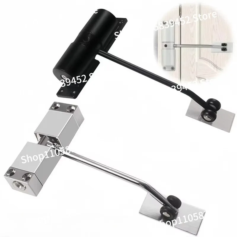 For Simple Door Closer Household Buffer  Spring Hinge Silent Closure Invisible  Adjustable Automatic Door Closing
