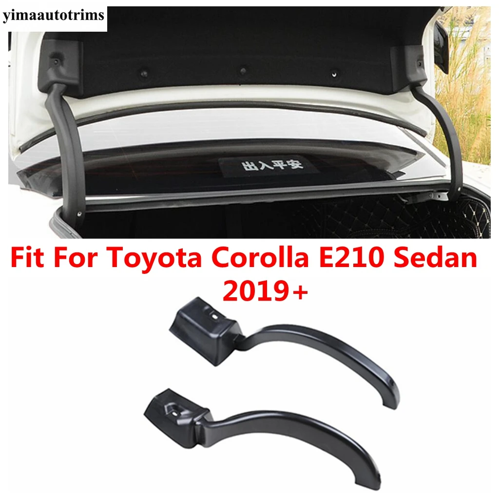 2Pcs Plastic Rear Trunk Door Arm Hinge Garnish Protective Cover Trim For Toyota Corolla E210 Sedan 2019 - 2024 Car Accessories