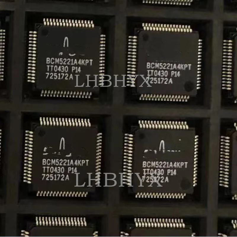 BCM5221A4KPT BCM5221A4KPTG 10/100BASE-TX/FX MINI- TRANSCEIVER TQFP-64 New Original 1PCS