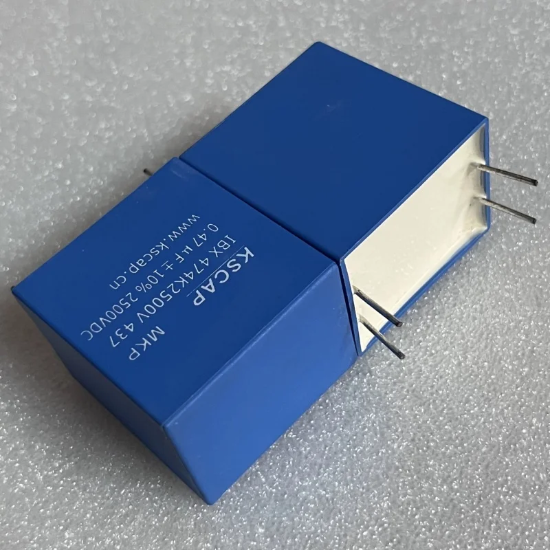 2 Buah KSCAP Fukuda MKP 2500V DC 0.47UF Kapasitor Penyerap IGBT Pin Tembaga Tebal untuk Kompor Induksi