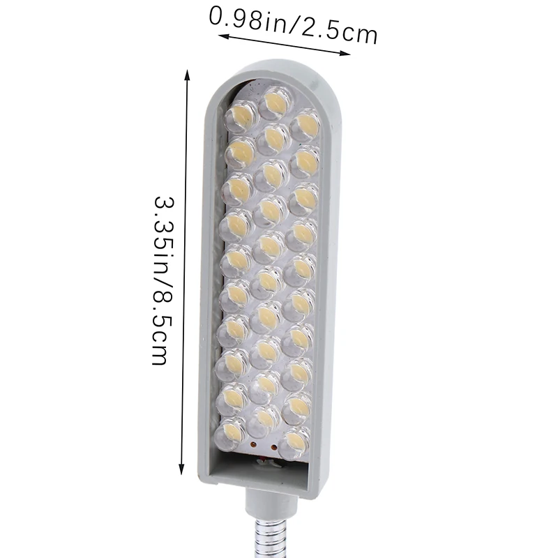 多機能フレキシブルワークランプ,ミシン,工業用ライト,ドリル用,1個,作業台,30 LED, 1個
