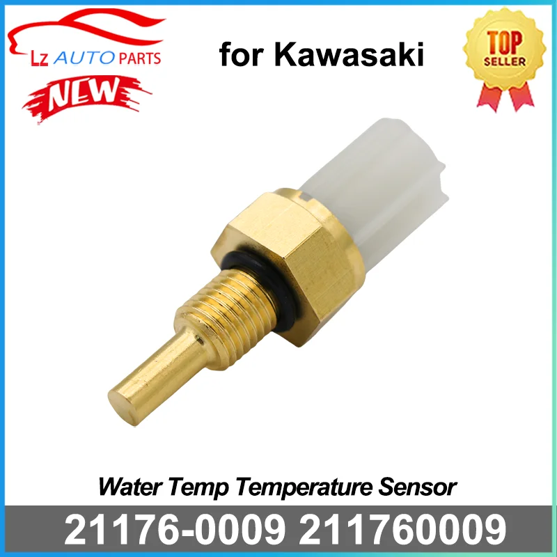 Water Temp Temperature Sensor 21176-0009 for Kawasaki ER-6N KX250F KX450F Ninja H2 ZX6R ZX10R ZX14R Vulcan 900 1700 2000 S 650