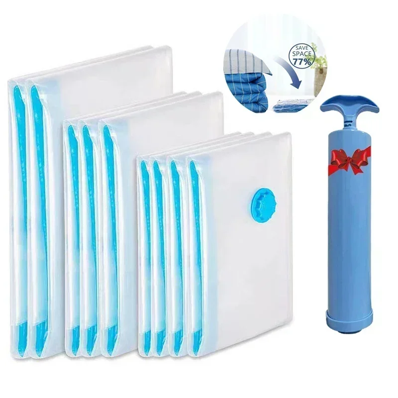 3/1PCS Vacuum Bags for Storing Clothes Large Plastic Compression Empty Bag Travel Accessories Vacuum Storage Bags Cleaner