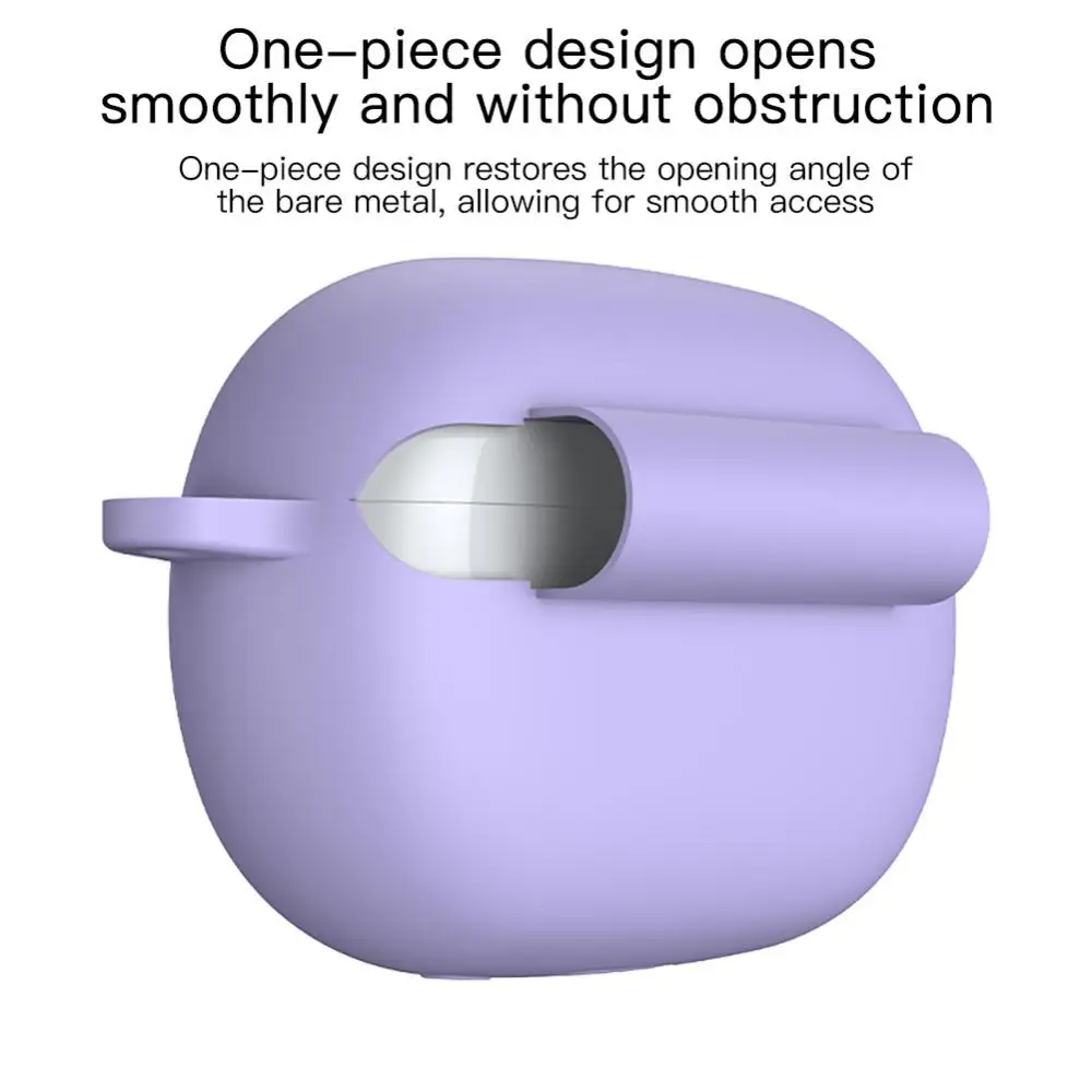 Liquid Silicone Protective Cover For Xiaomi Redmi Buds 4 Pro Cover Anti-scratch Soft Washable Case For Redmi Buds 4 Pro Cases