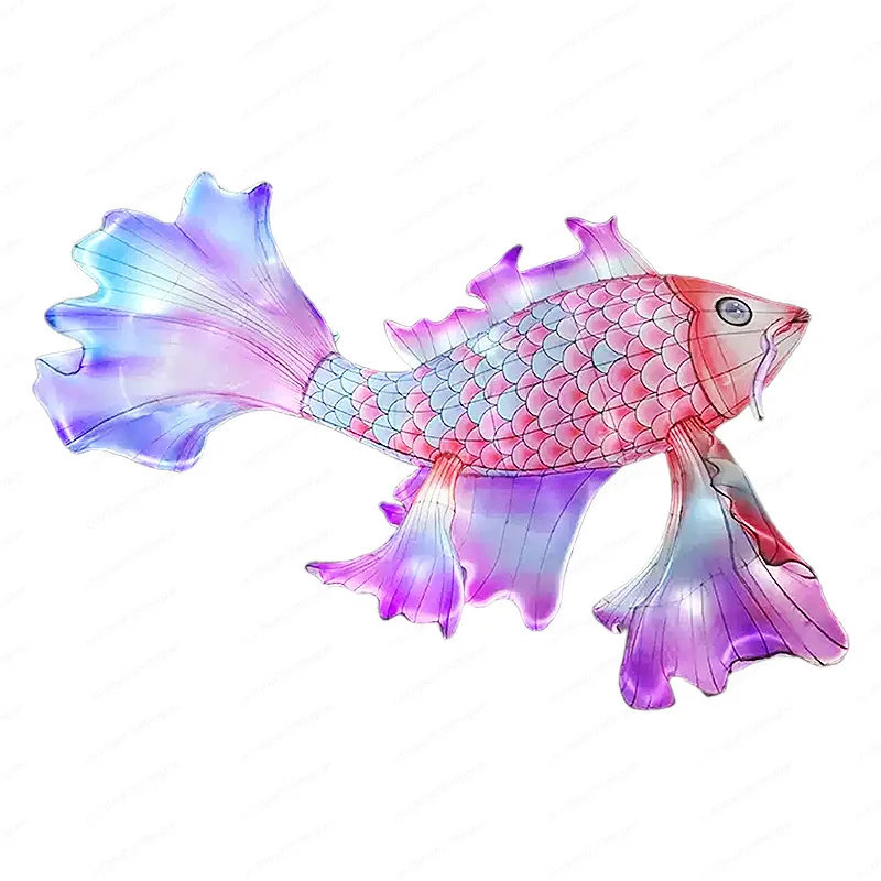 

Goldfish & Luminous Carp Lanterns - Chinese Festive Creative Chandeliers For Large Scenic Spots, Malls & Restaurants
