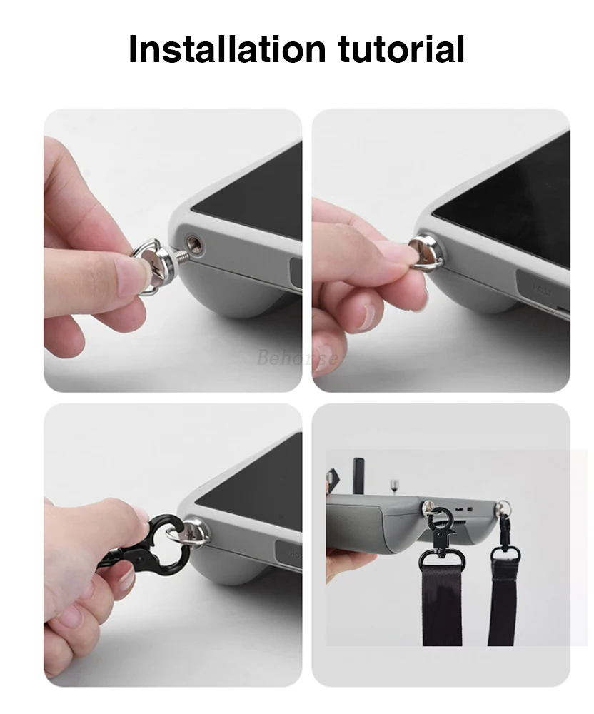 Cordão para dji rc2/rc/rc pro, alça de pescoço ajustável para controle remoto dji air 3s/neo/mavic 3/mini 3/air 2s, acessórios para drones