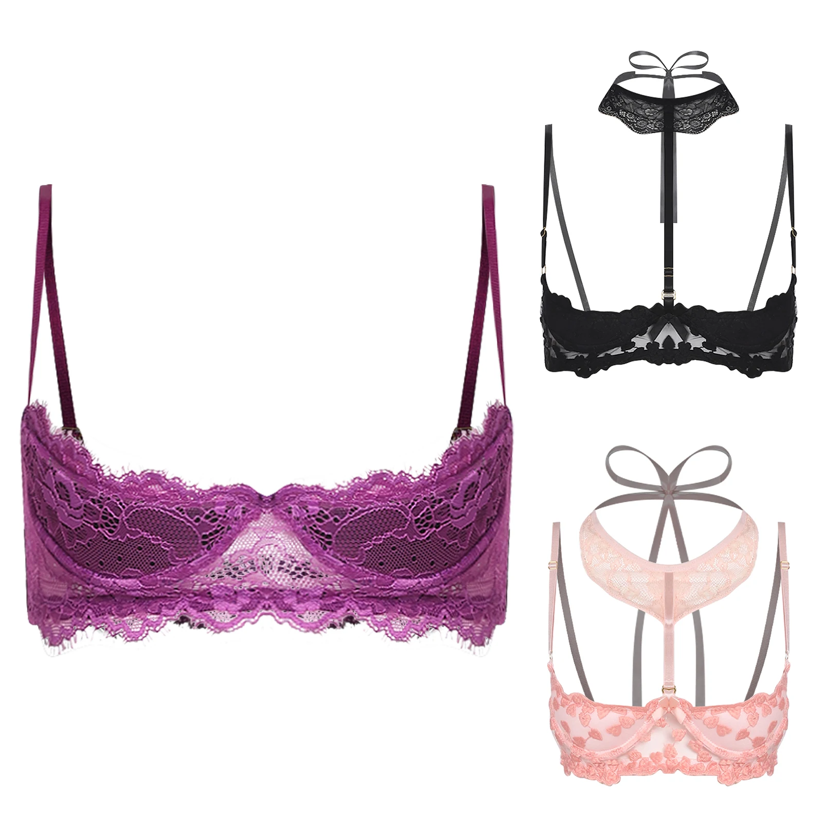 Womens Sexy Lace 1/…