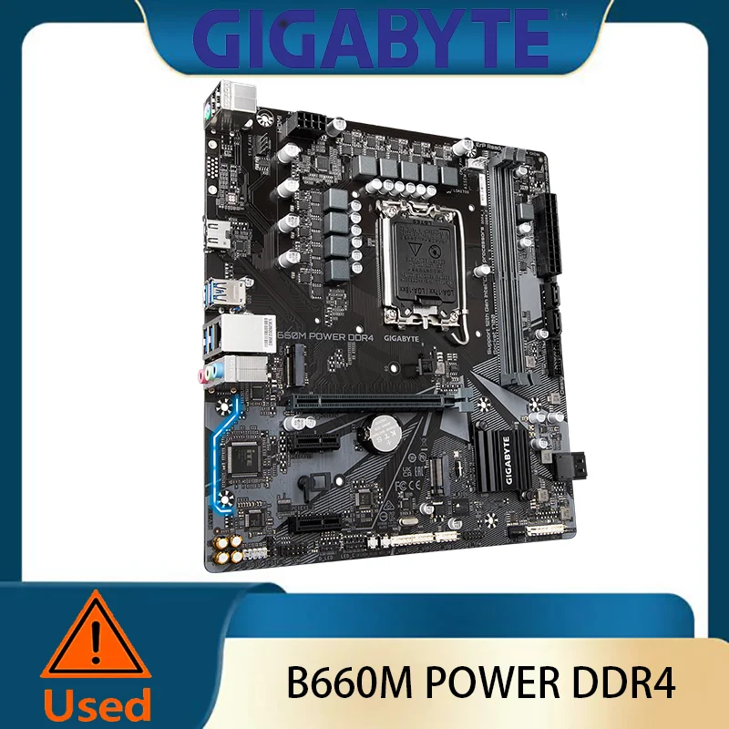Placa-mãe Gigabyte B660M POWER DDR4 LGA1700 Micro ATX Intel B660