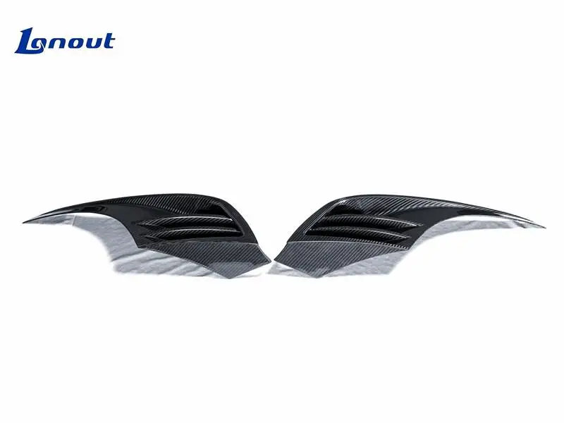 PK Style Dry Carbon Fiber Rear Vent Trims Rear Bumper air Intake Suitable for Lotus Eletre Modification